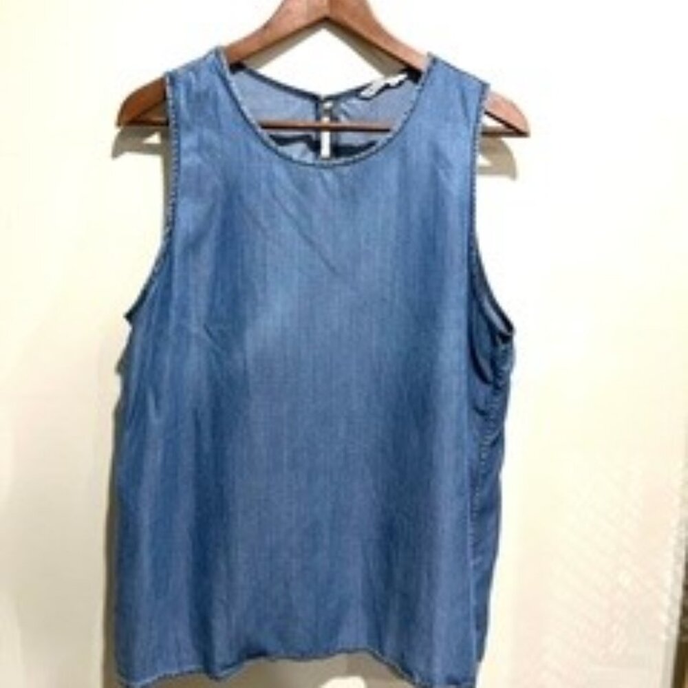 Gap soft denim tank top